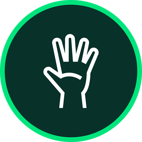 Hand icon