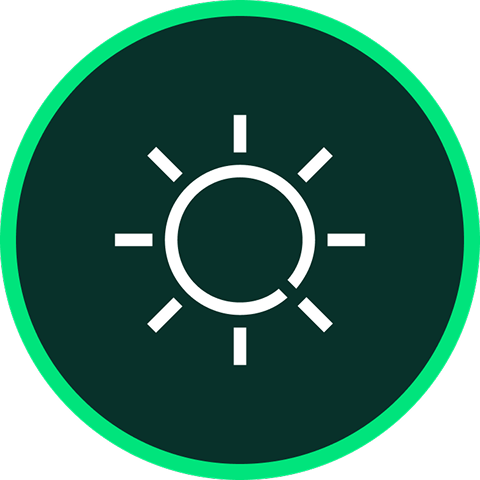 Sun icon